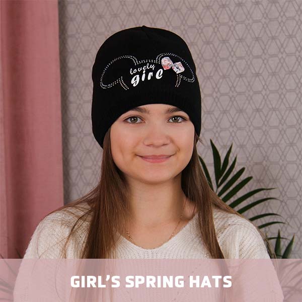 girls' spring hats