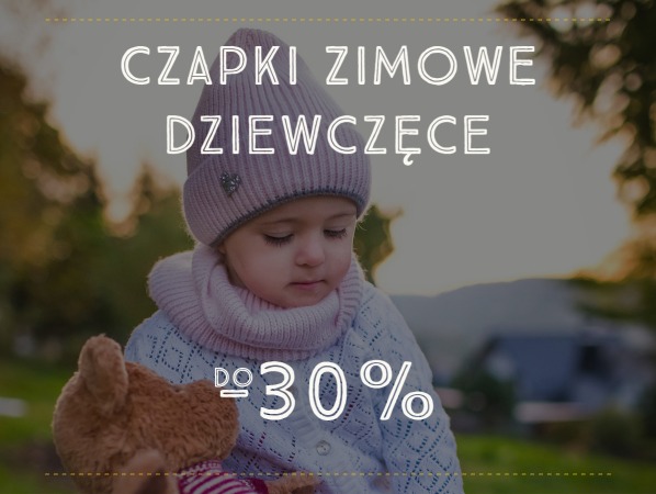 CZAPKI ZIMOWE DZIEWCZĘCE