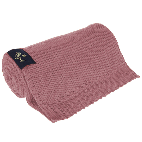 Bamboo-Cotton baby blanket pink Bing