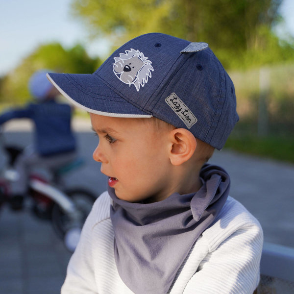 Boy's summer cap blue Bakuś