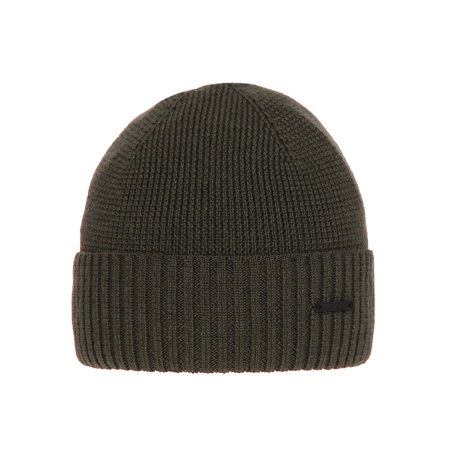 Men's winter hat khaki merino wool Henk AGBO