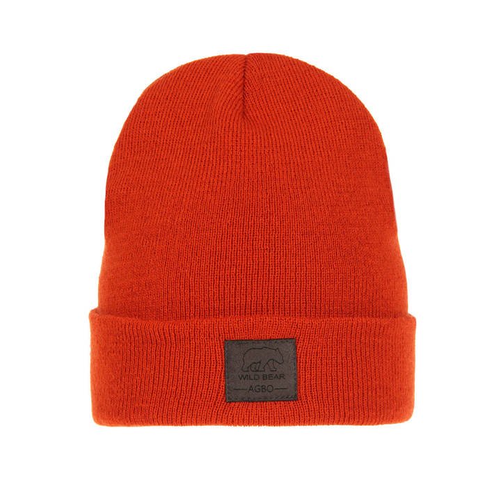 Children's winter hat orange Smerf