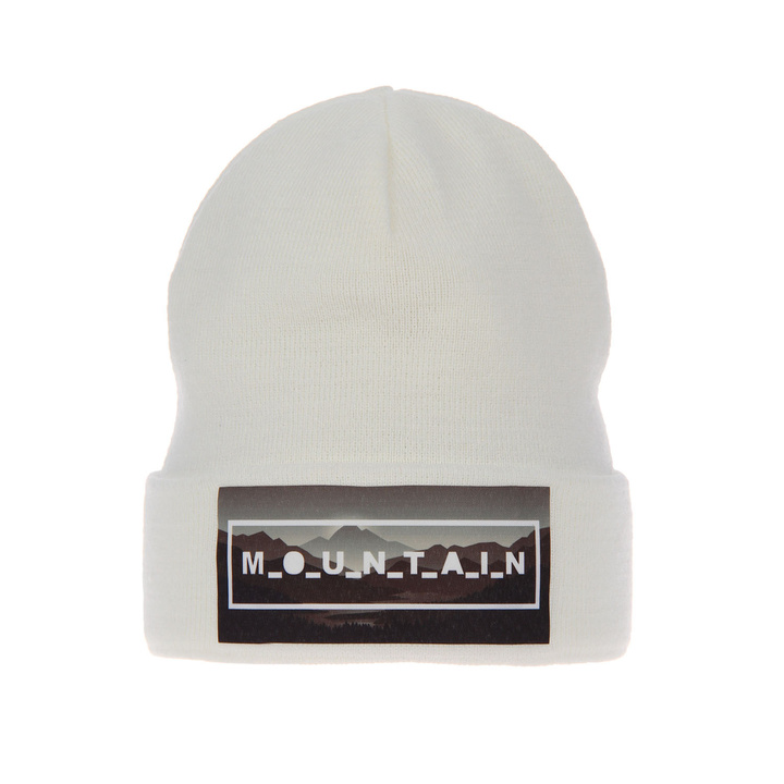 Girl's winter hat ecru Oksana