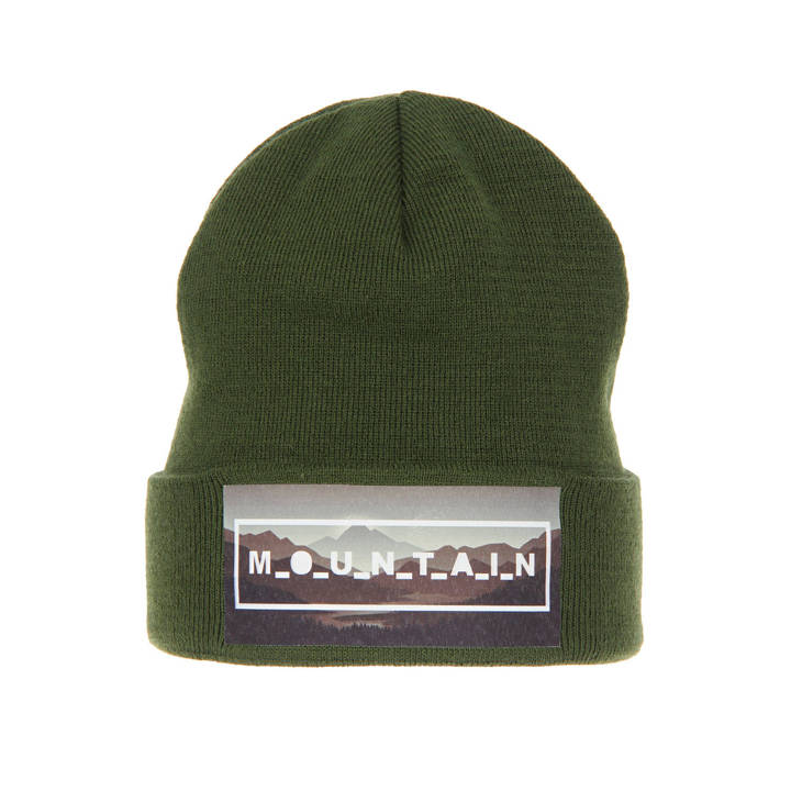 Girl's winter hat green Oksana