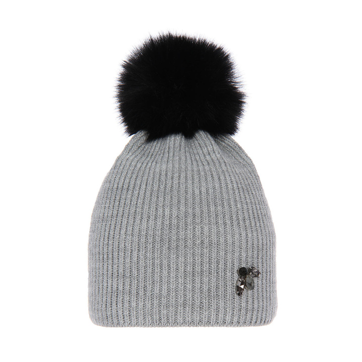 Girl's winter hat grey Rawena