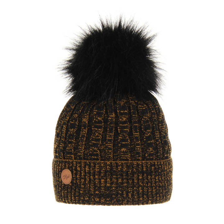 Winter hat for girl with pompom Areta
