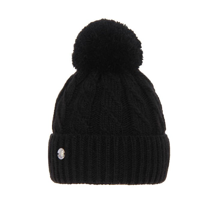 Winter hat for girl with pompon Werda