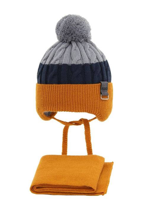 Winter set for boy: hat and scarf Stan