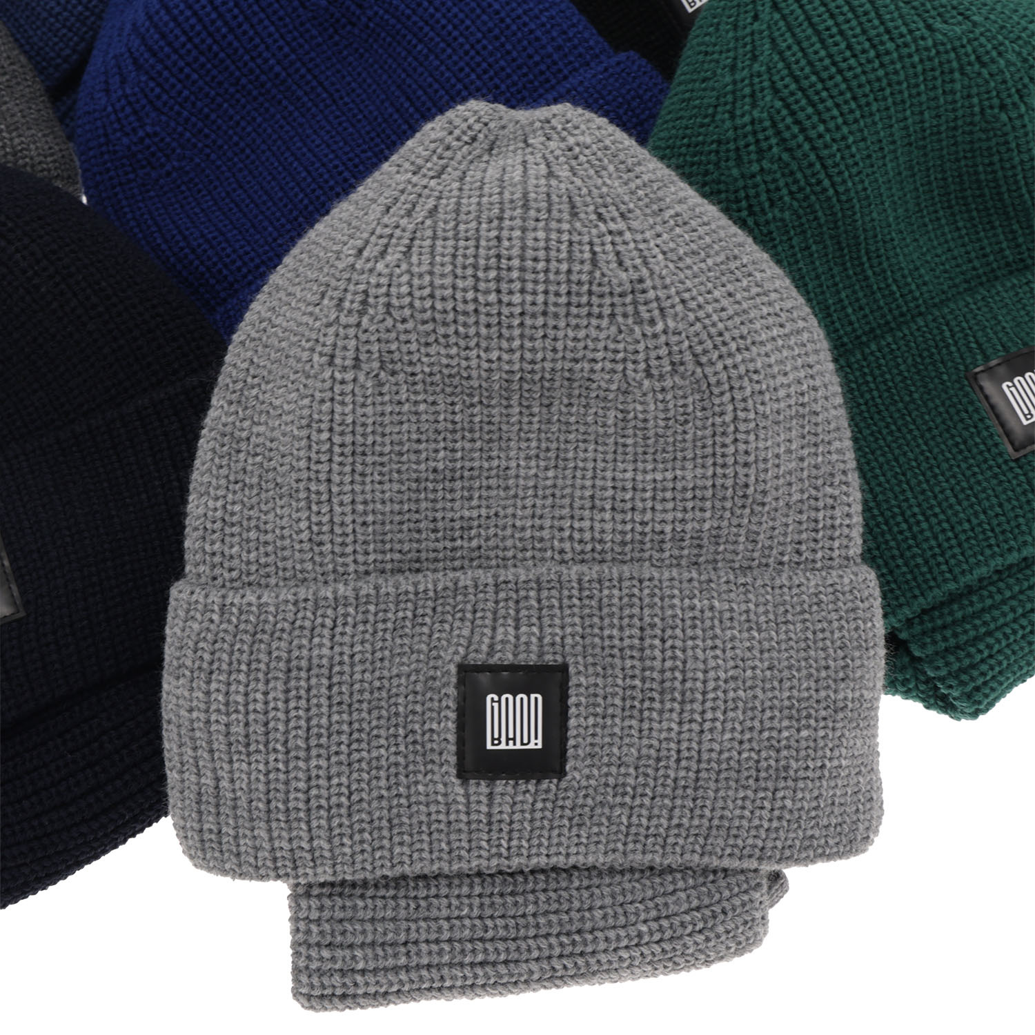 Czapka i komin dla chłopca zimowy komplet, czarny, Amadeo