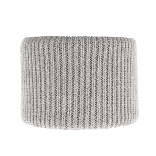 Komin zimowy dziecięcy, szary, 100% wełniany merino Vanilla