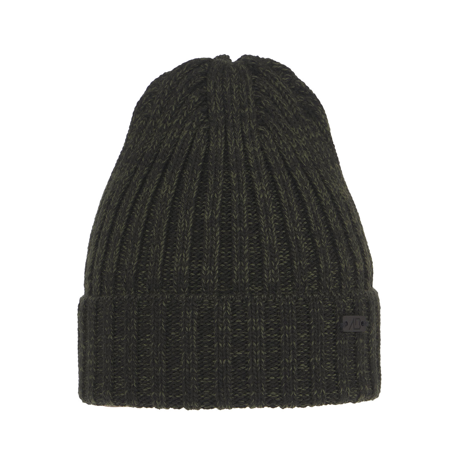 Czapka zimowa męska, khaki, z wełny merino, Timon