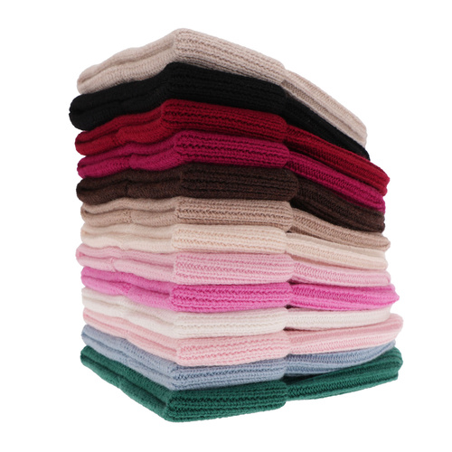 Czapka zimowa damska, bordowa, 100% wełniana merino Isla