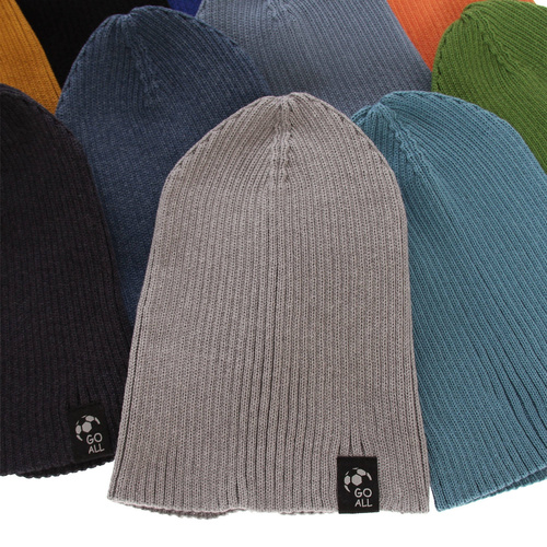 Czapka jesienna, wiosenna dla chłopca, z bawełną, miodowa Lenis