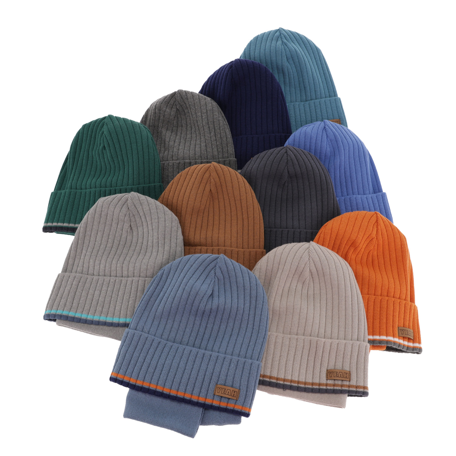 Czapka i komin dla chłopca jesienny, wiosenny komplet, z bawełną, szary, London