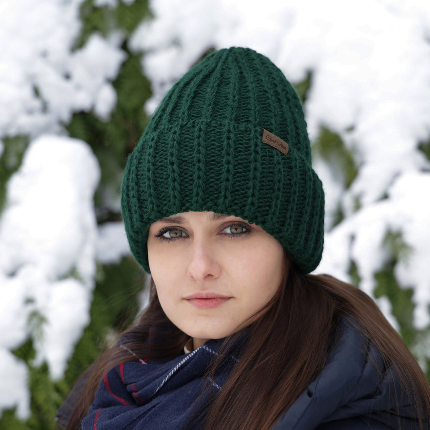 Czapka zimowa damska, różowa, Ceres