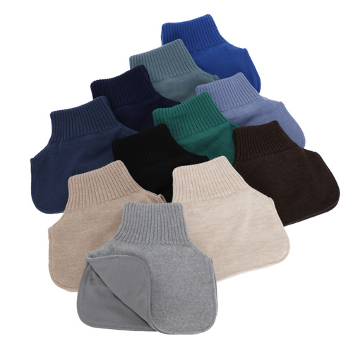 Golf zimowy dla chłopca, 100% wełniany merino, podszyty bawełną, jasnoniebieski Tiket