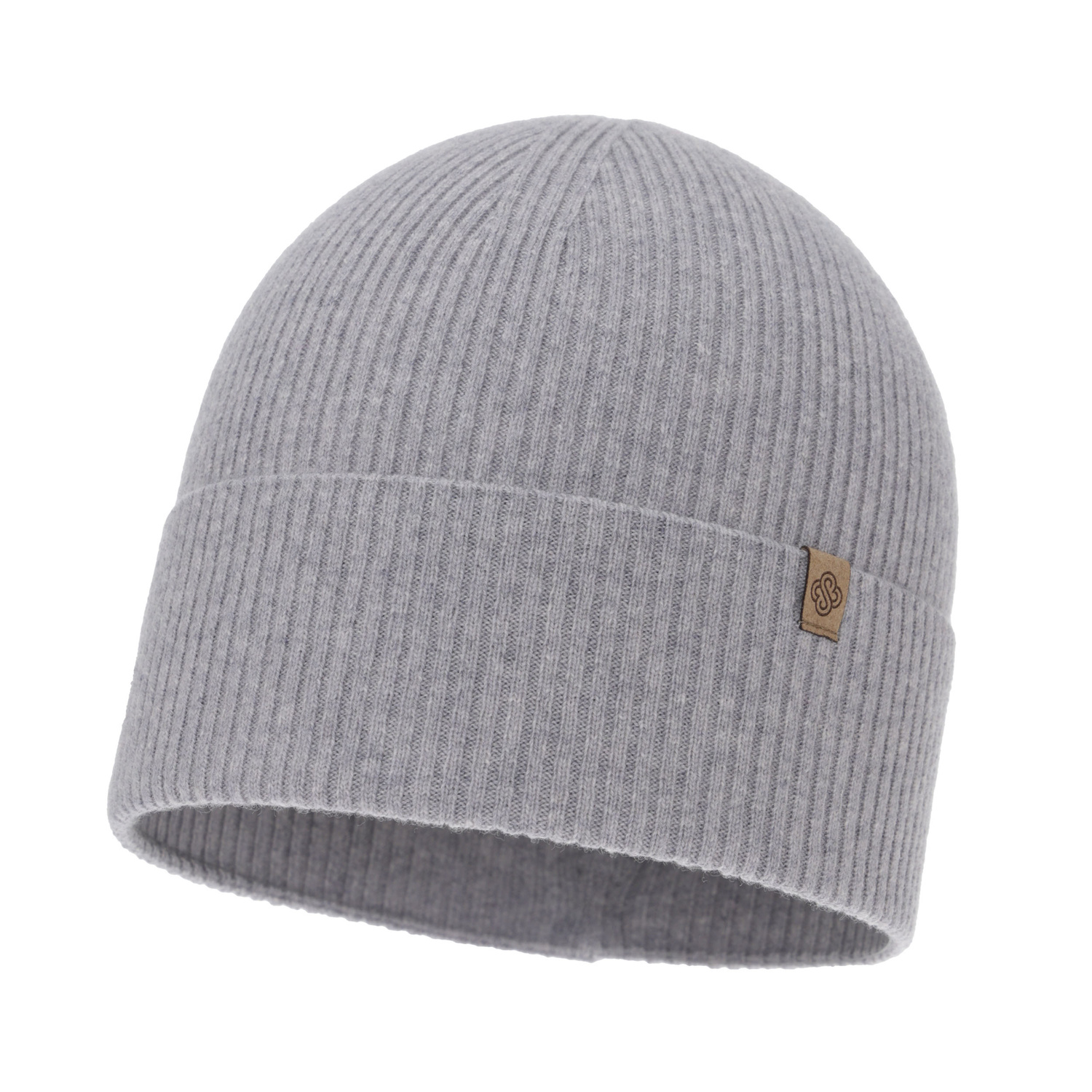 Czapka jesienna, zimowa damska, szara, wełna merino z kaszmirem, Alineta