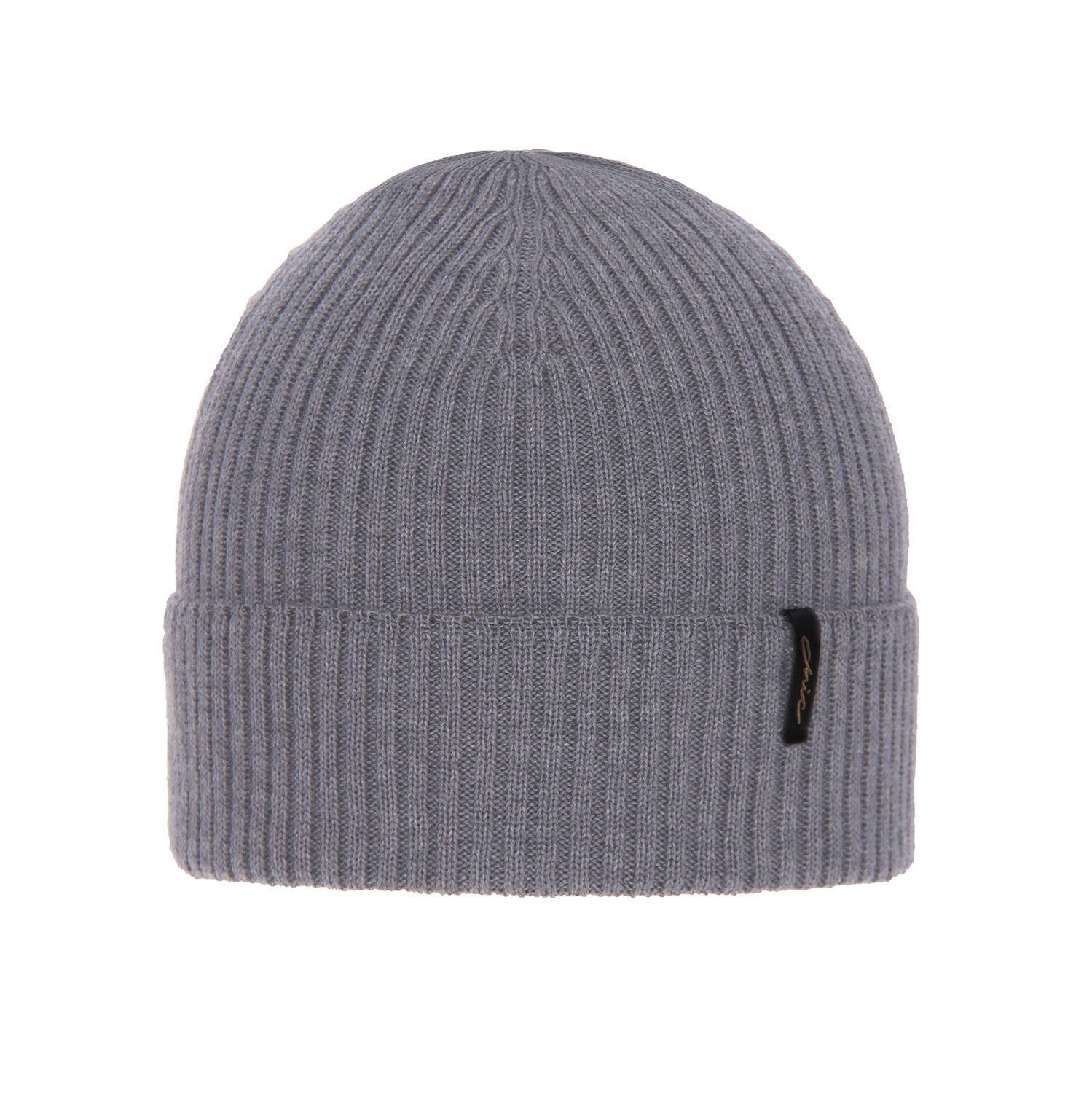 Czapka zimowa damska, szara, 100% wełniana merino Megan