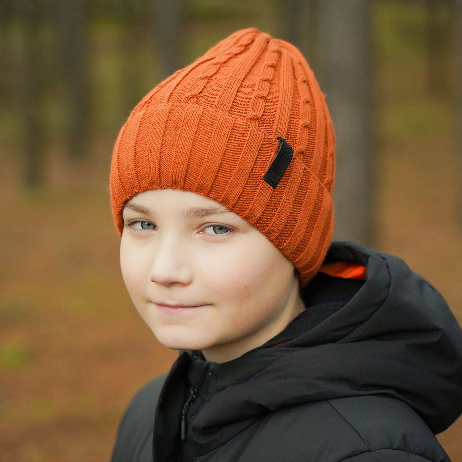 Czapka zimowa dla chłopca, niebieska Lucas