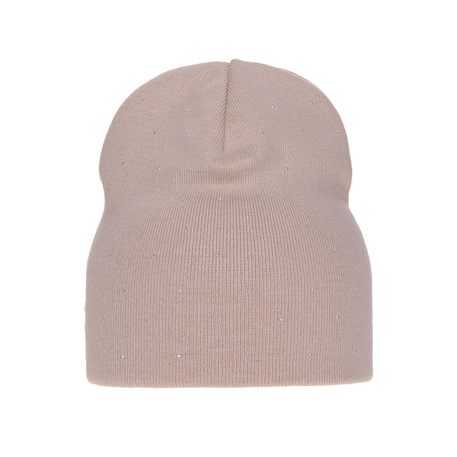 Czapka damska jesienna, wiosenna, beżowa Grecja