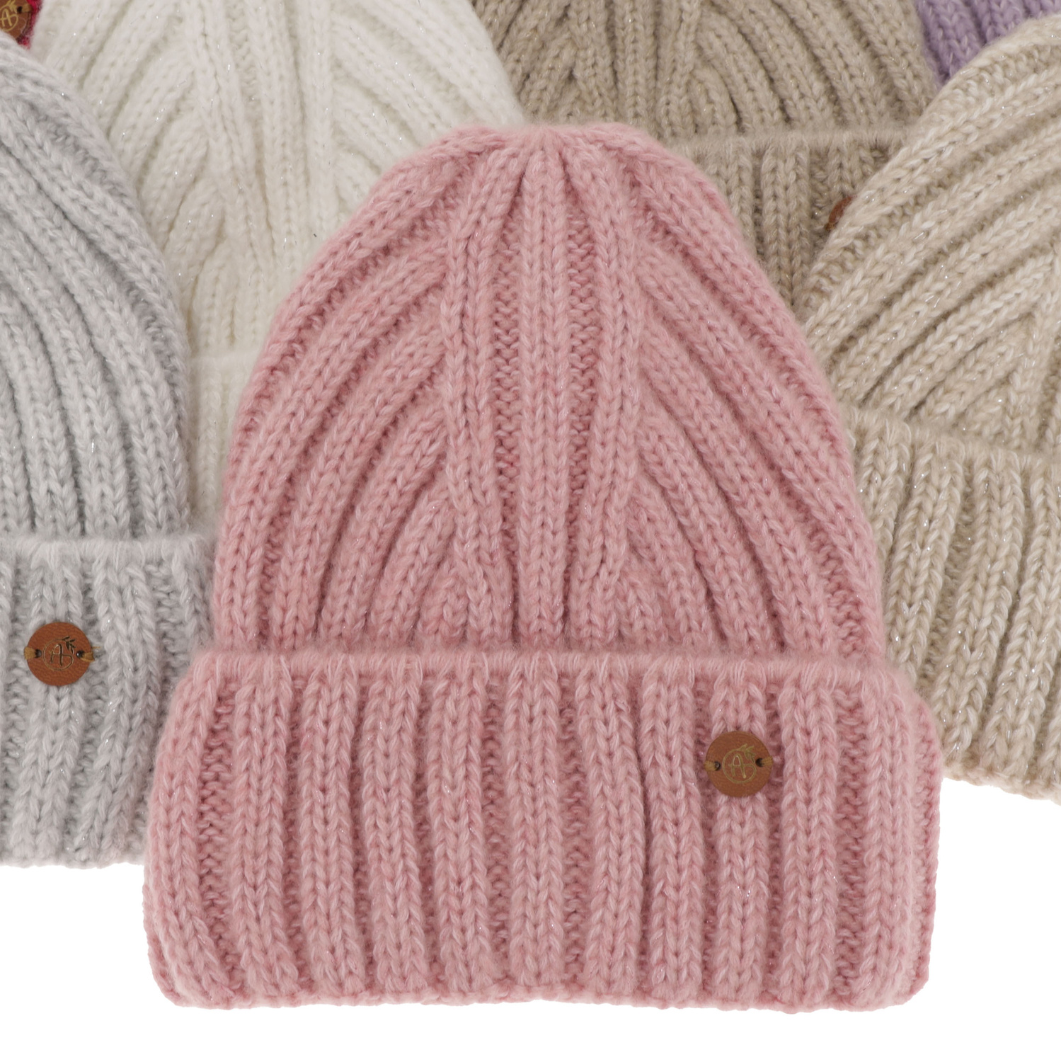 Czapka zimowa damska, czarna, z wełną merino, Pamira