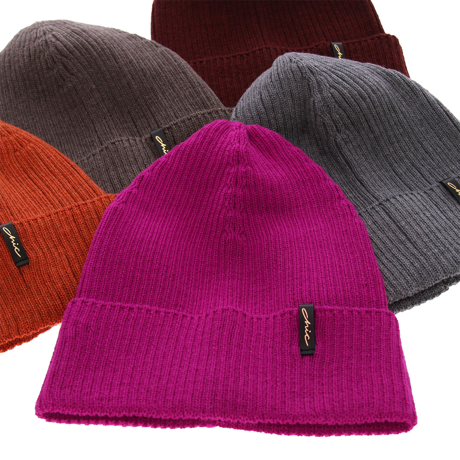 Czapka zimowa damska, szmaragdowa, 100% wełniana merino Megan
