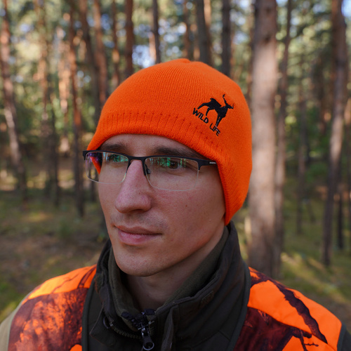 Czapka myśliwska męska zimowa, zielona, Wild Life