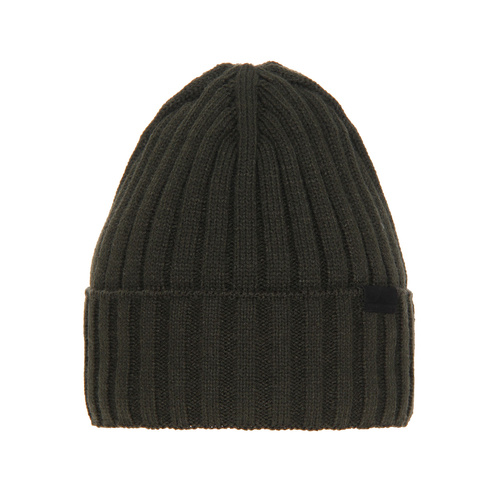 Czapka zimowa męska, khaki, Vincent