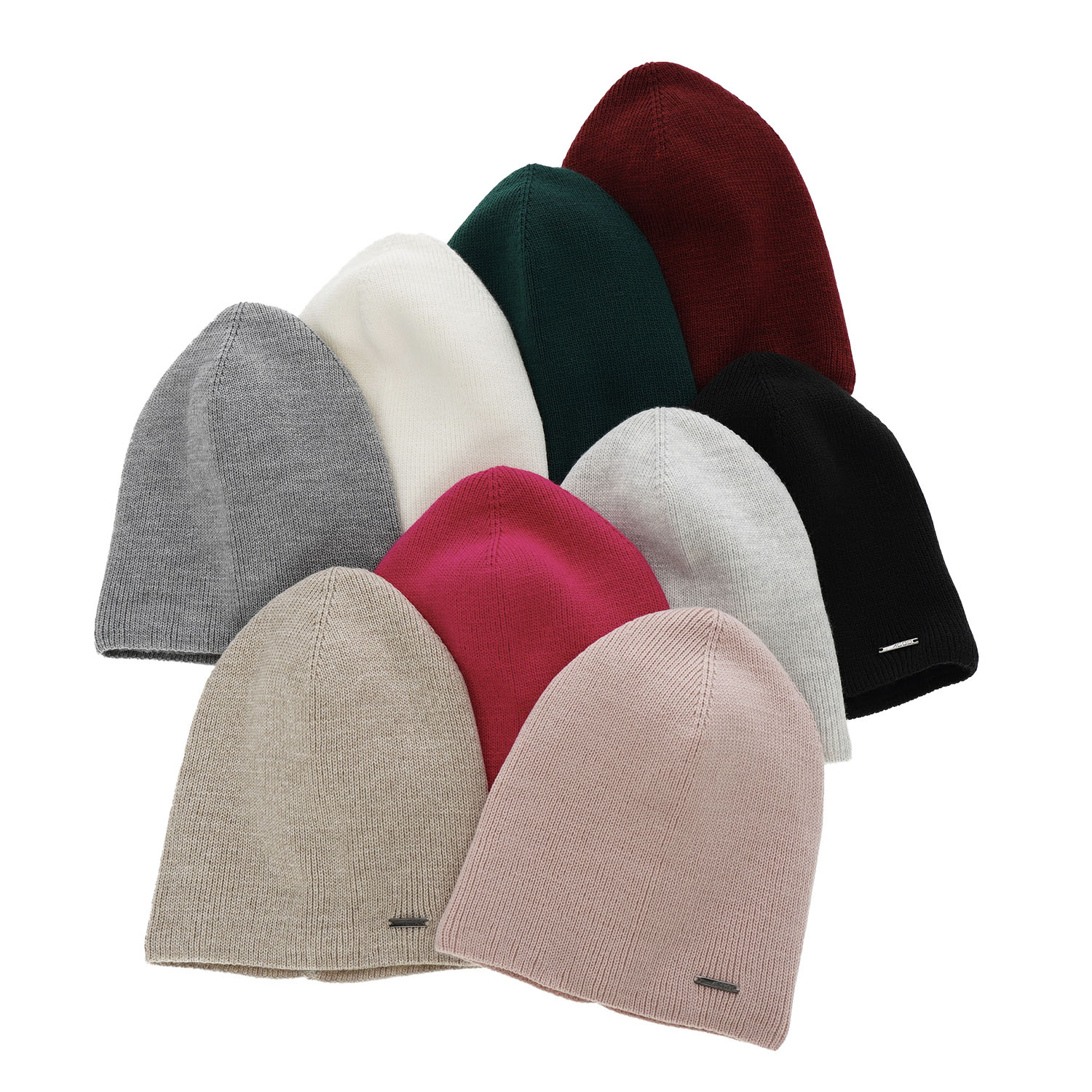 Czapka zimowa damska, kremowa, Veneda