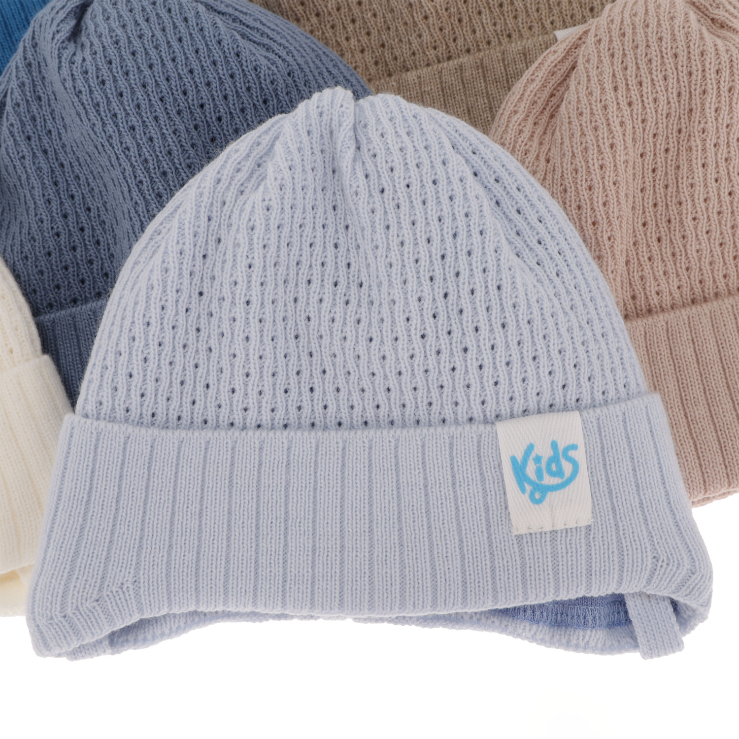 Czapka jesienna, wiosenna dla chłopca, beżowa, wiązana Galvani