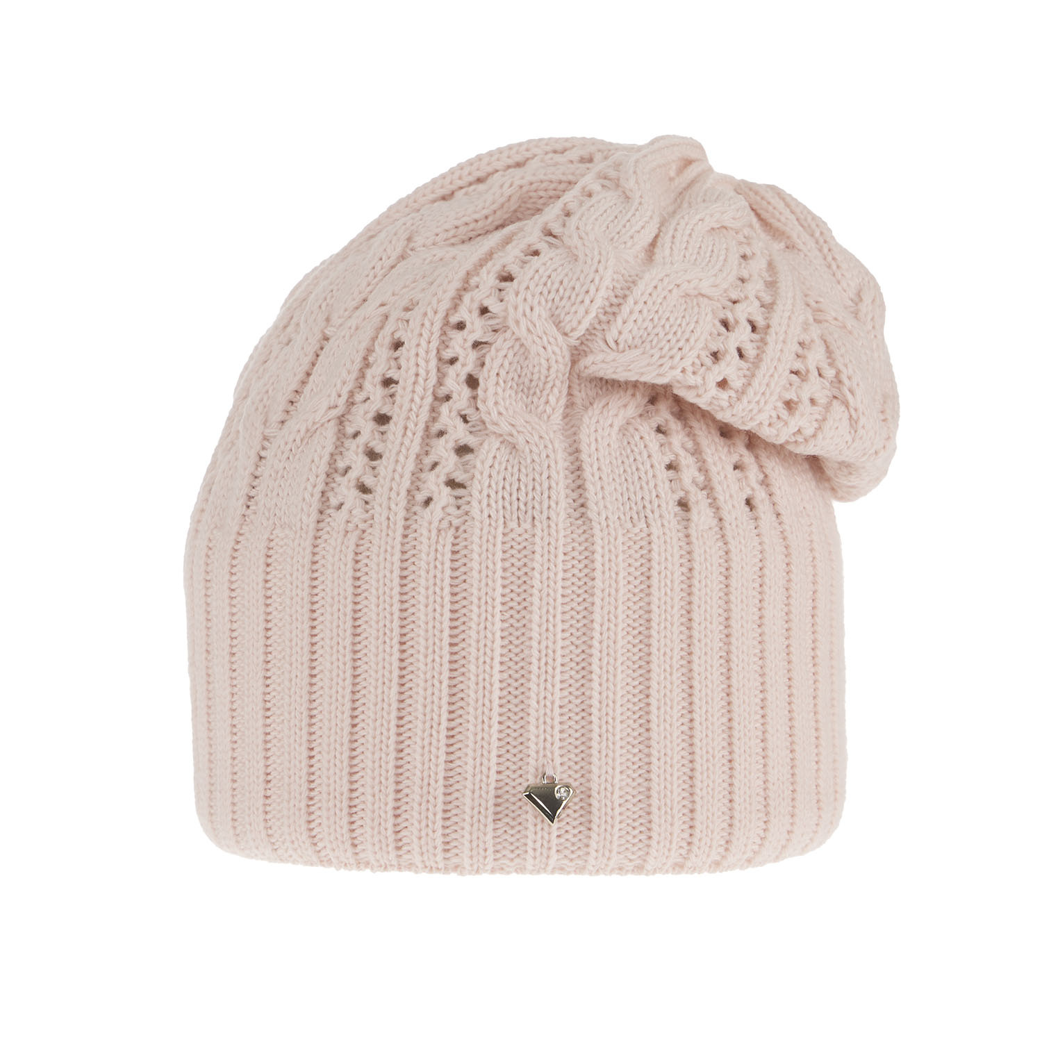 Czapka zimowa damska, różowa, Sarysa