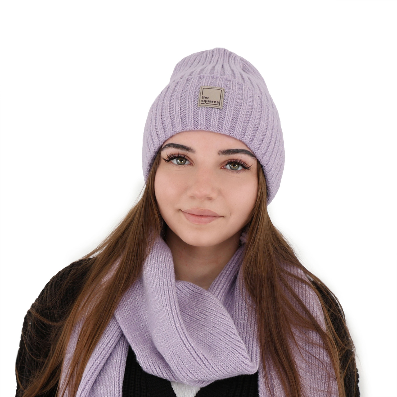 Czapka zimowa damska, brązowa, z wełną merino Benedetta