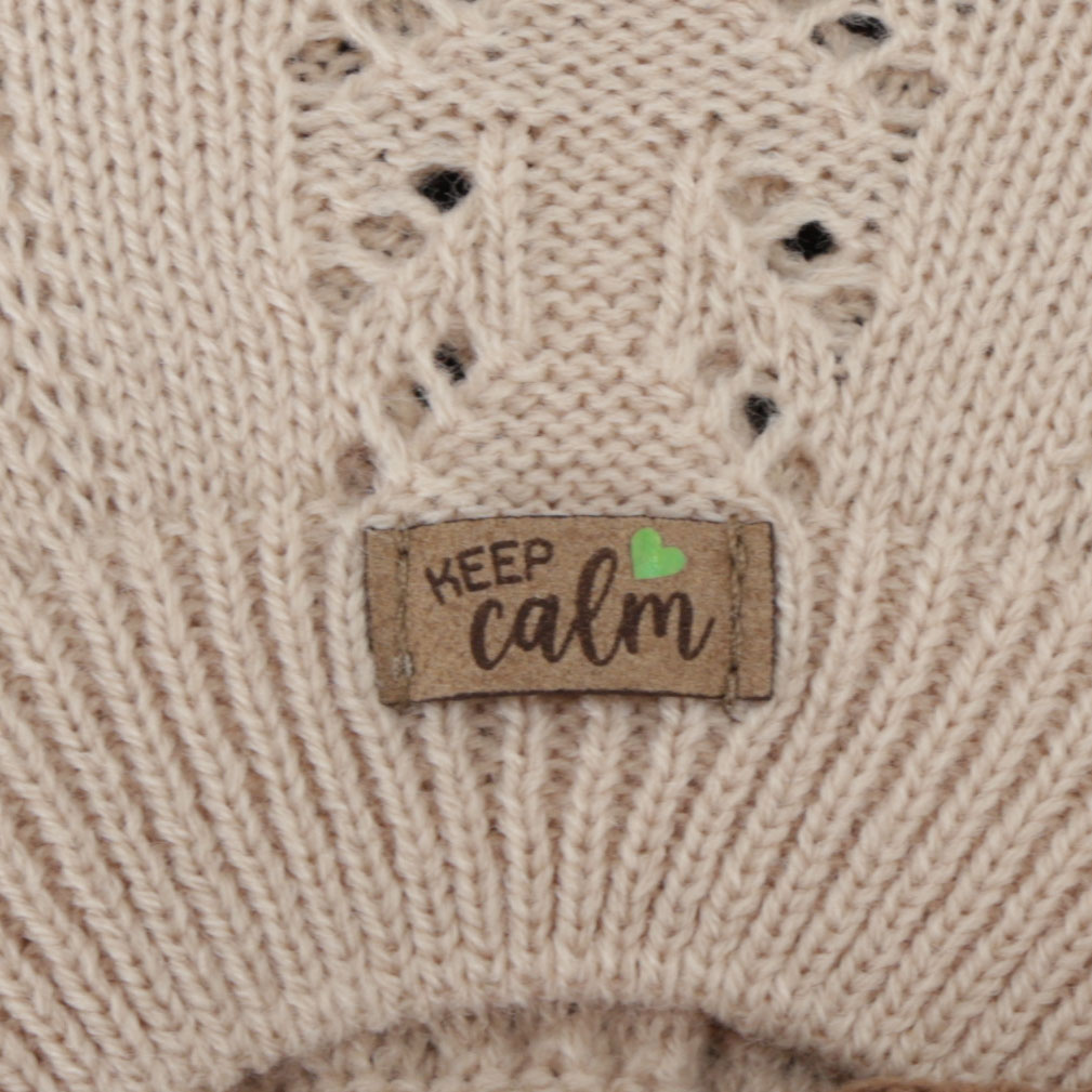 Beret dla dziewczynki jesienny, wiosenny, fioletowy Kevira