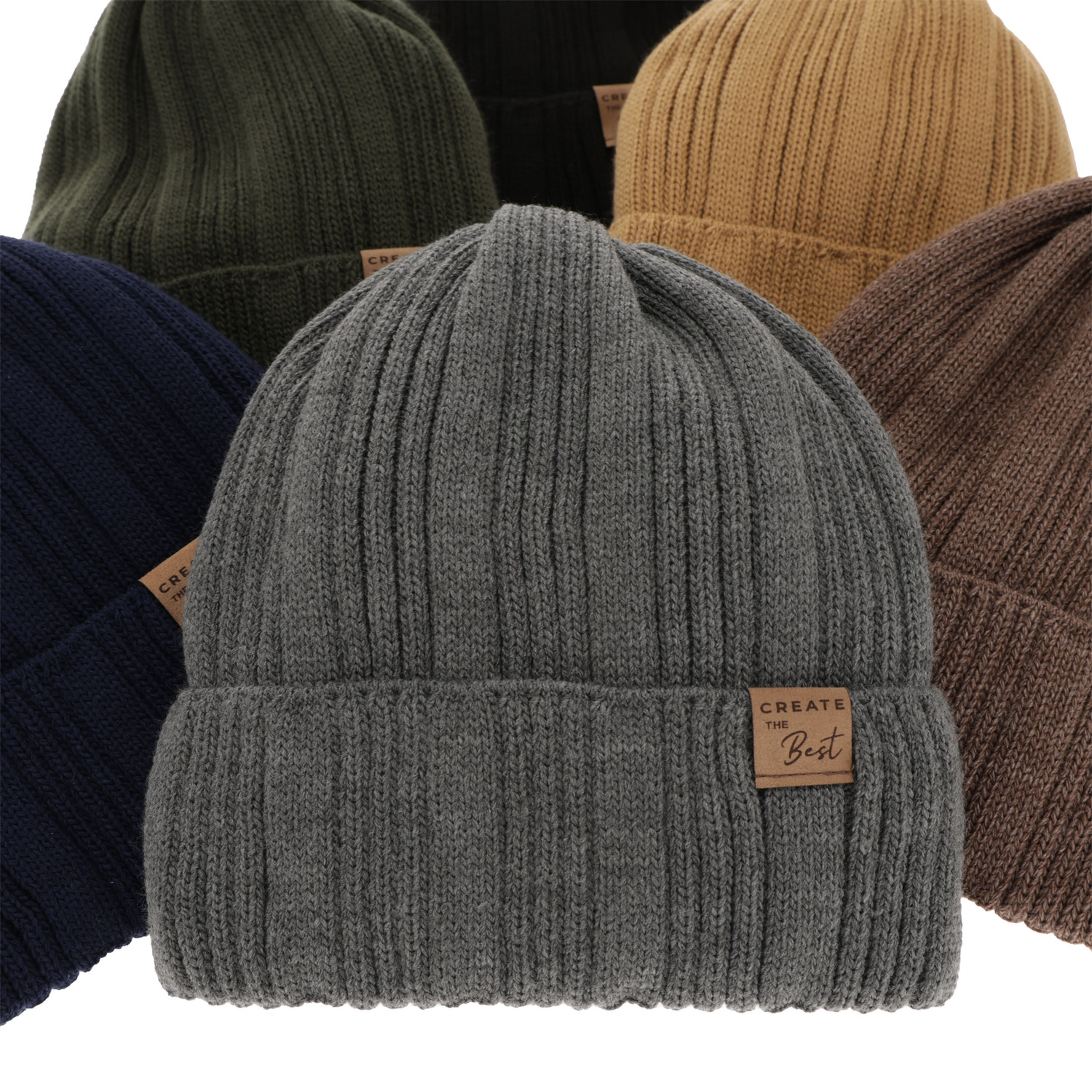 Czapka i komin dla chłopca zimowy komplet, jasnobrązowy Klaris