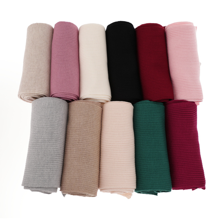 Szalik zimowy damski, bordowy, 100% wełniana merino, Jessica