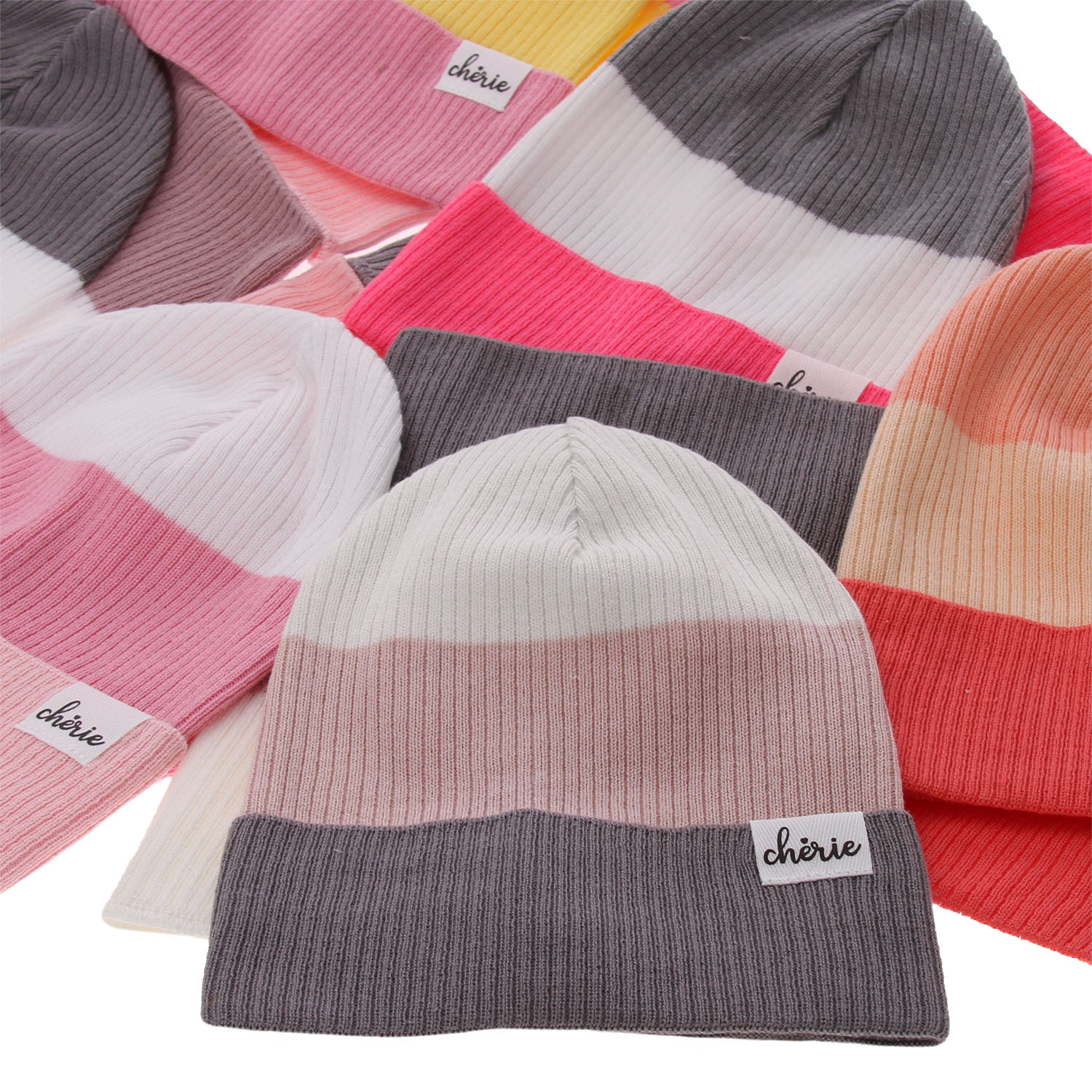 Czapka i komin dla dziewczynki jesienny, wiosenny komplet, z bawełną, różowy, Dalila