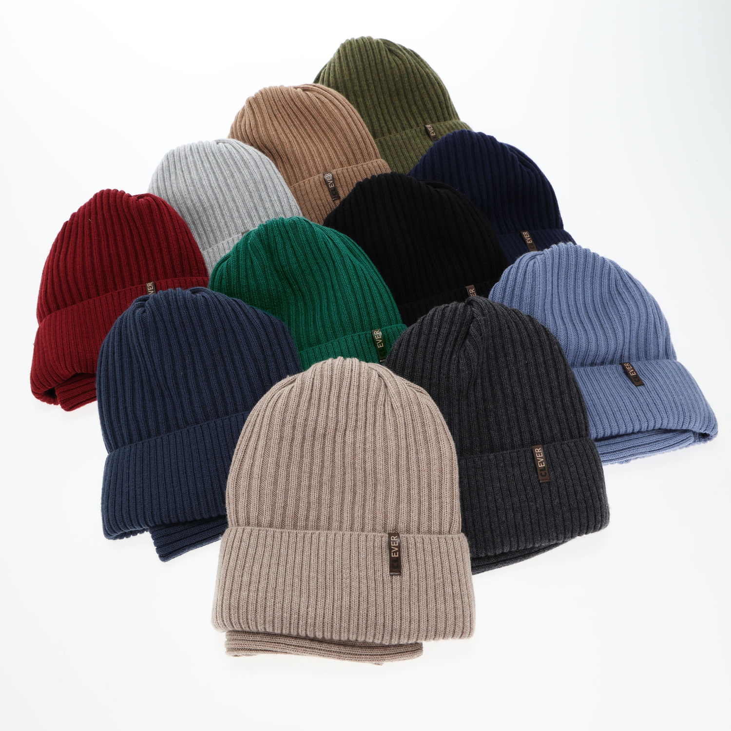 Czapka i komin dla chłopca, zimowy komplet, jasnoszary, 100% wełniany merino, Gizmo