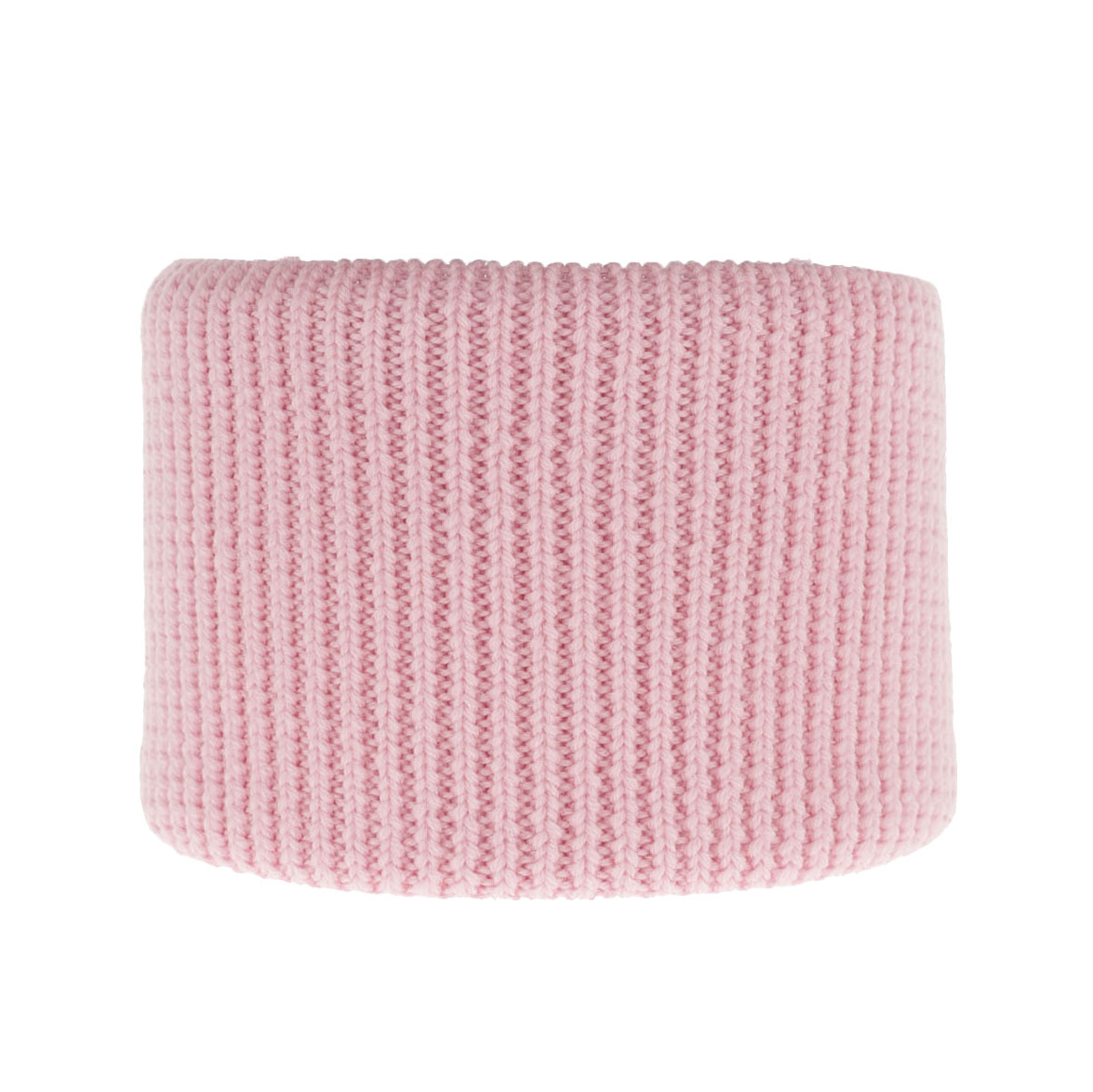 Komin zimowy dziecięcy, różowy, 100% wełniany merino Vanilla
