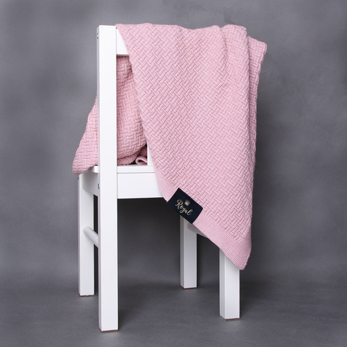 Kocyk bambusowo-bawełniany dla dziecka, niemowlaka, szary, delikatny Pony