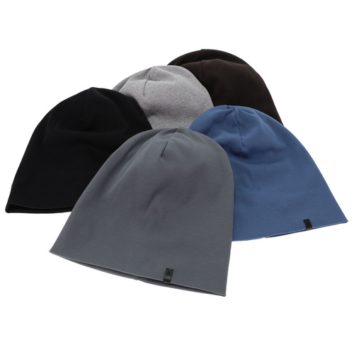 Czapka jesienna, wiosenna męska, bawełniana, ciemnobrązowa, Flurry