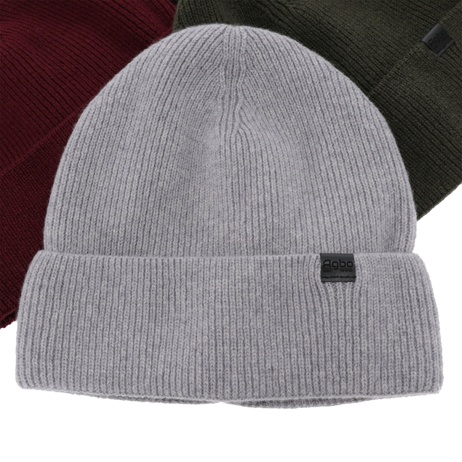 Czapka zimowa męska, khaki, wełna merino z kaszmirem, Arwen