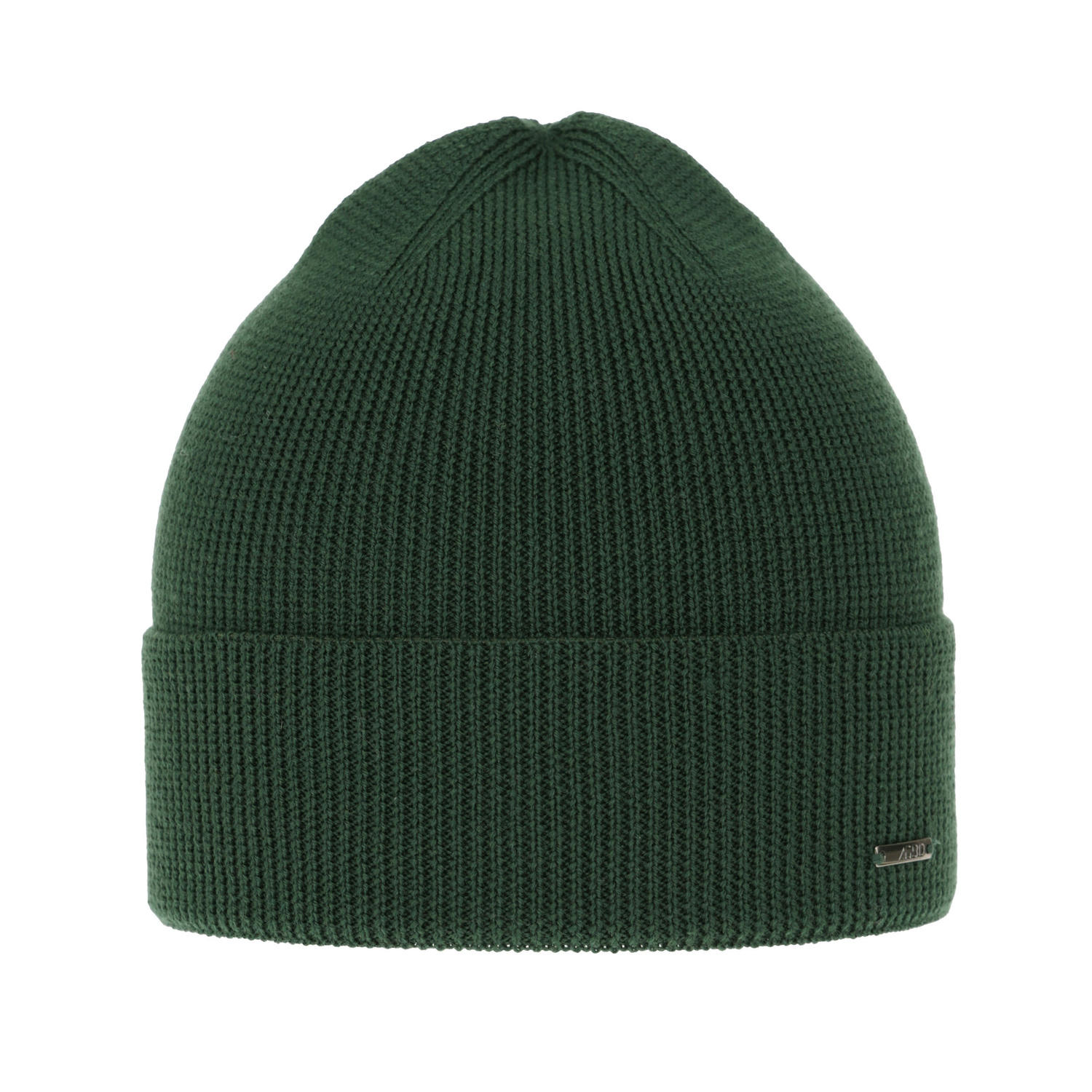 Czapka męska zimowa, zielona, 100% wełniana merino Memfis