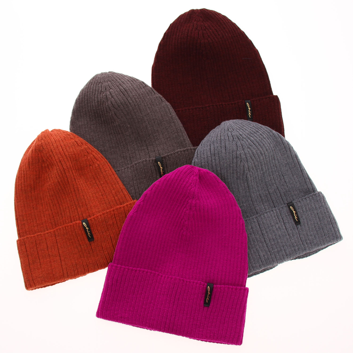 Czapka zimowa damska, kremowa, 100% wełniana merino Megan