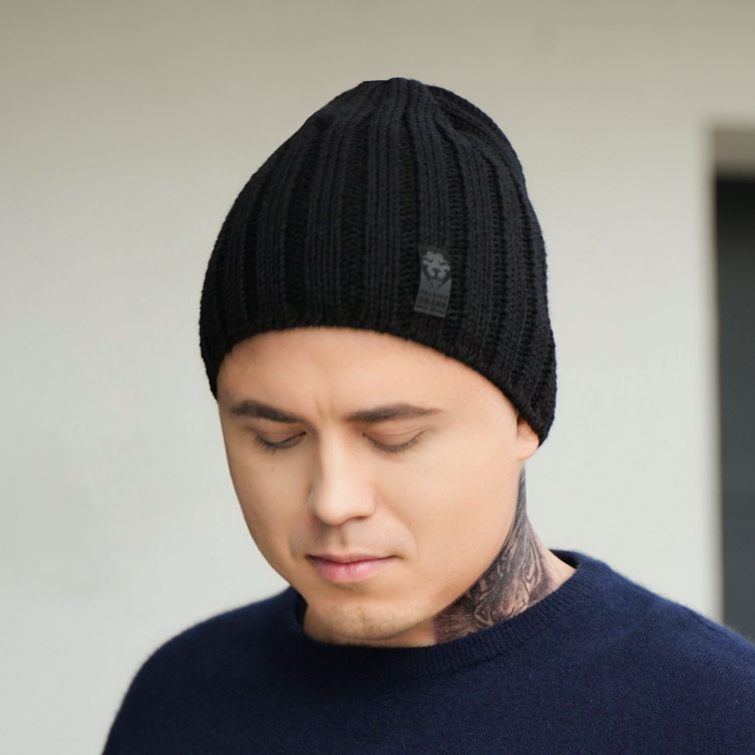Czapka zimowa męska, brązowa Derek
