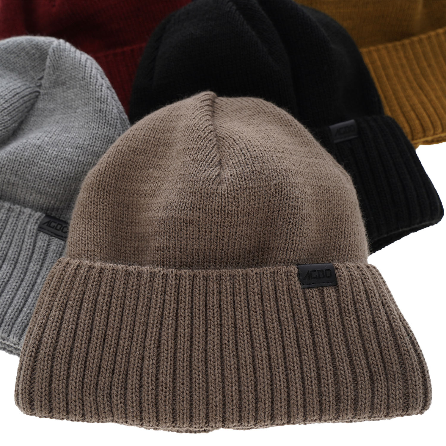 Czapka zimowa męska, szara, Maxim