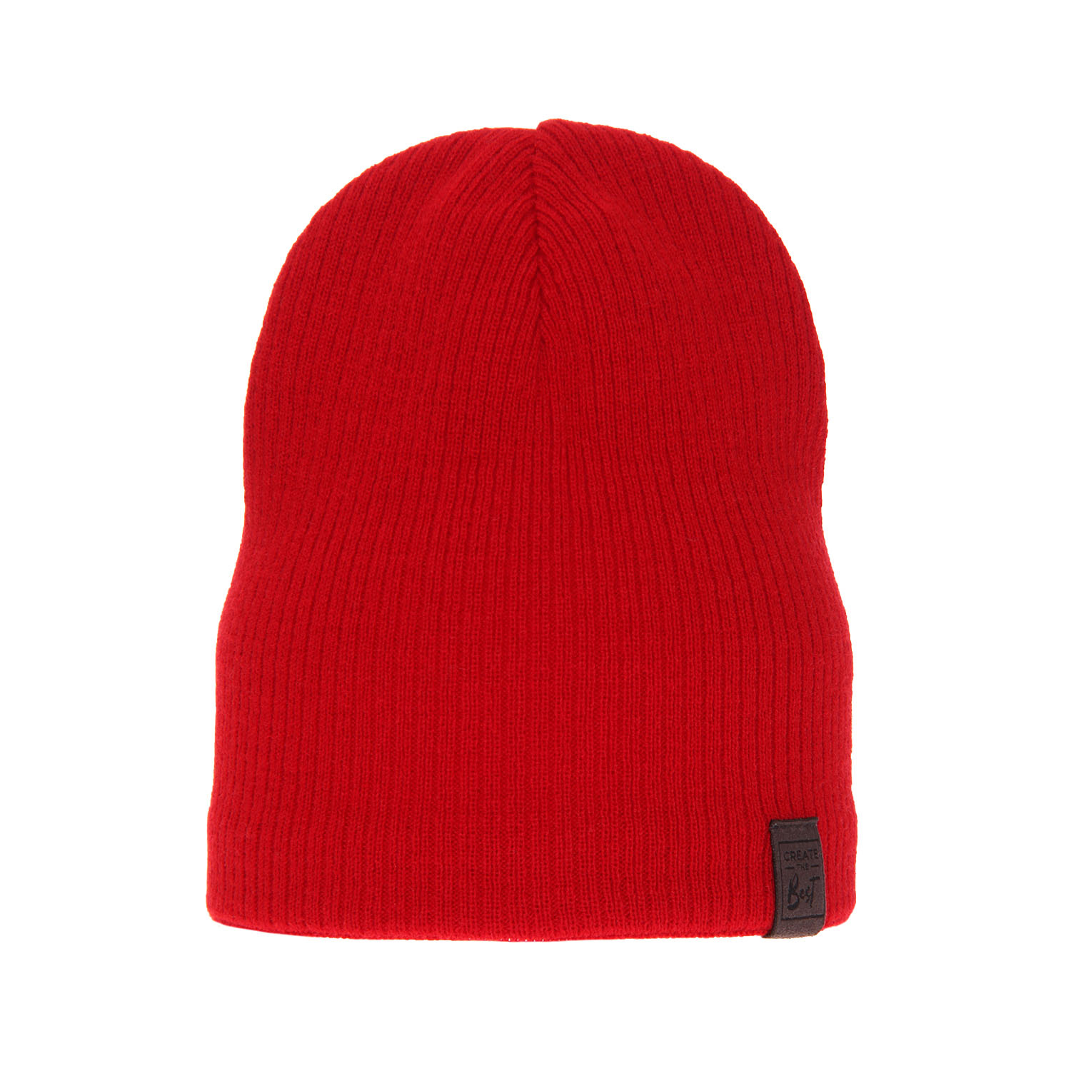 Czapka jesienna, wiosenna dla chłopca, czerwona, Gregor