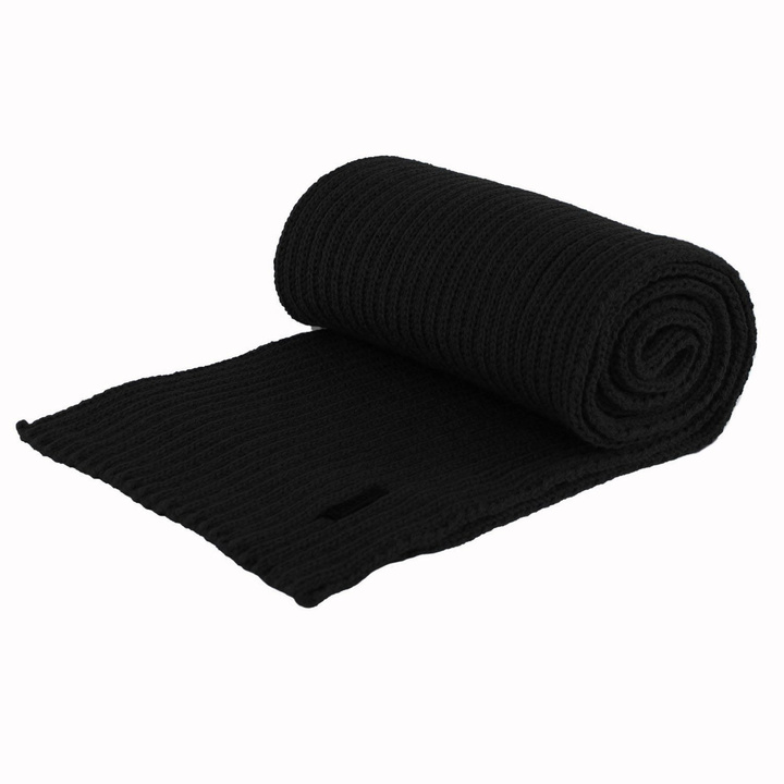 Szalik zimowy męski, czarny Magnat