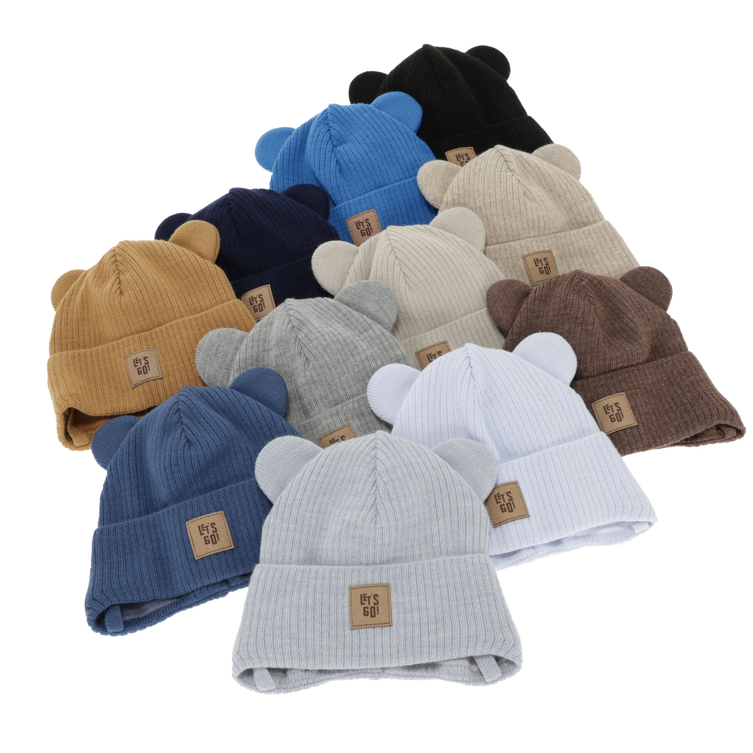 Czapka jesienna, wiosenna dla chłopca, camel, wiązana Dewin