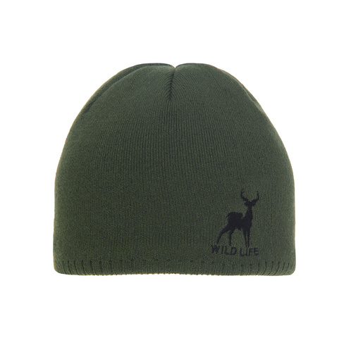 Czapka myśliwska męska zimowa, zielona, Wild Life