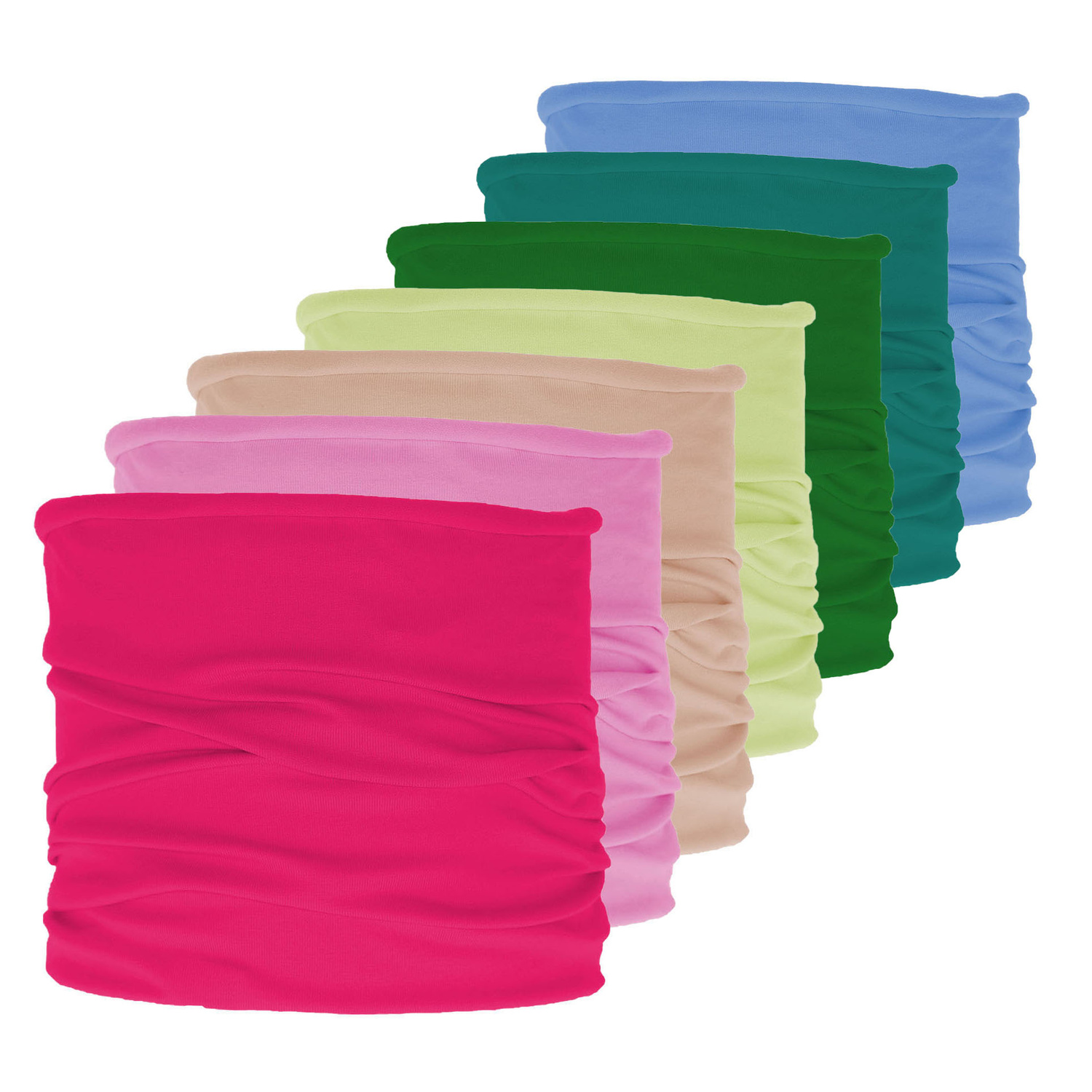 Komin dla dziewczynki jesienny, wiosenný, różowy, bawełniany Braun